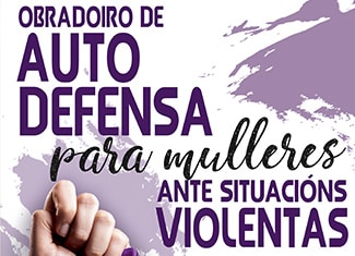 Banner Autodefensa para mulleres Concello de Pontevedra