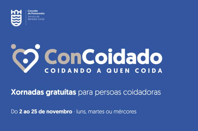 ConCoidado. Coidando a quen coida. Formación gratuíta para persoas coidadoras, do 2 ao 25 de novembro